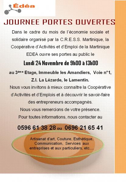 Journée Portes ouvertes à la coopérative EDEA